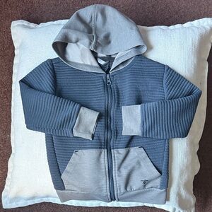 Tag Two-Tone Gray Kids Hoodie